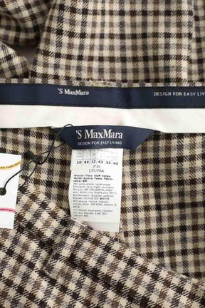 Pantalon droit Max Mara  Beige