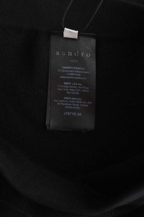 Mi-longueur Sandro  Noir