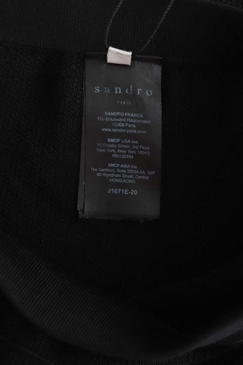 Mi-longueur Sandro  Noir