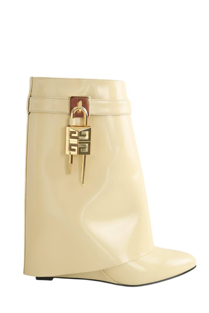 Boots à boucles Givenchy Shark Beige