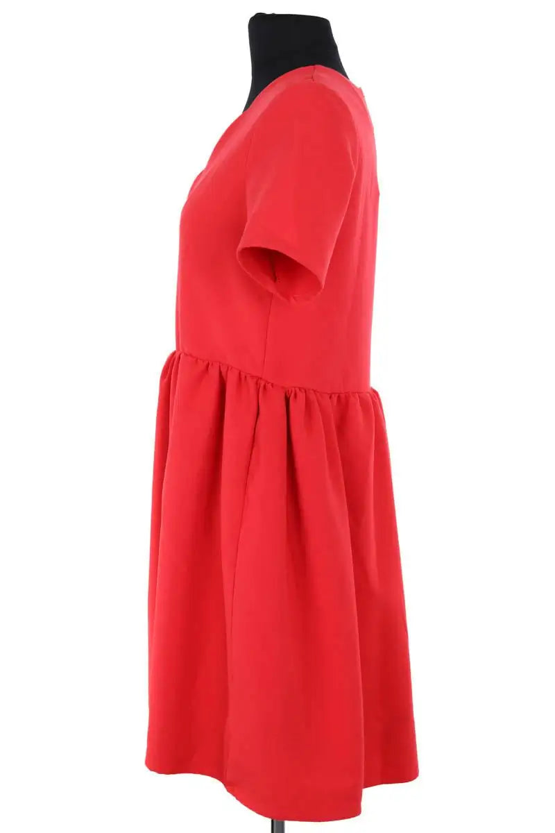 Robe Saaj Rouge en Synthétique
