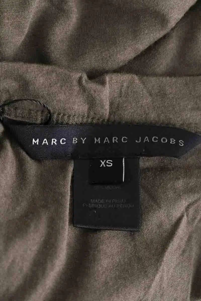 Robe Marc By Marc Jacobs Kaki en Coton