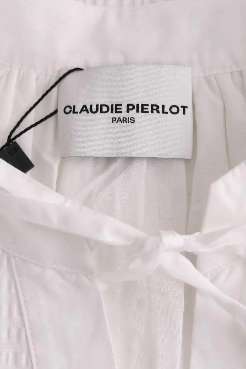 Robe Claudie Pierlot Blanc en Coton