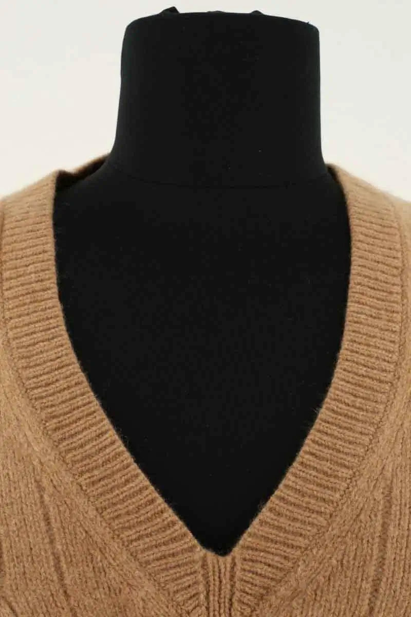 Top sans manche Ralph Lauren Beige en Coton