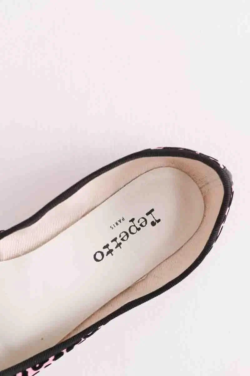 Ballerines Repetto Rose en Daim