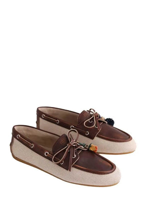 Mocassins Miu Miu Marron en Cuir