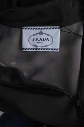 Robe Prada Noir en Synthétique