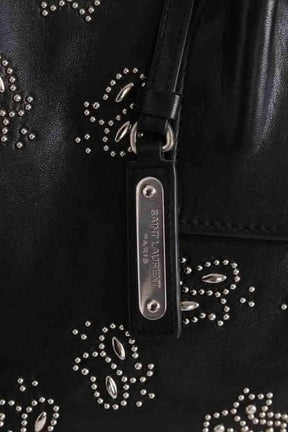 Cabas Saint Laurent Sac de jour bandana Noir en Cuir