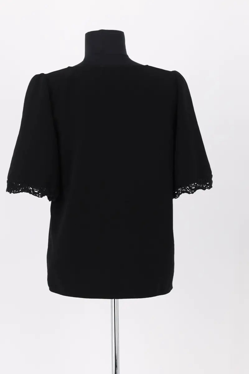 Blouse Sézane Noir en Coton