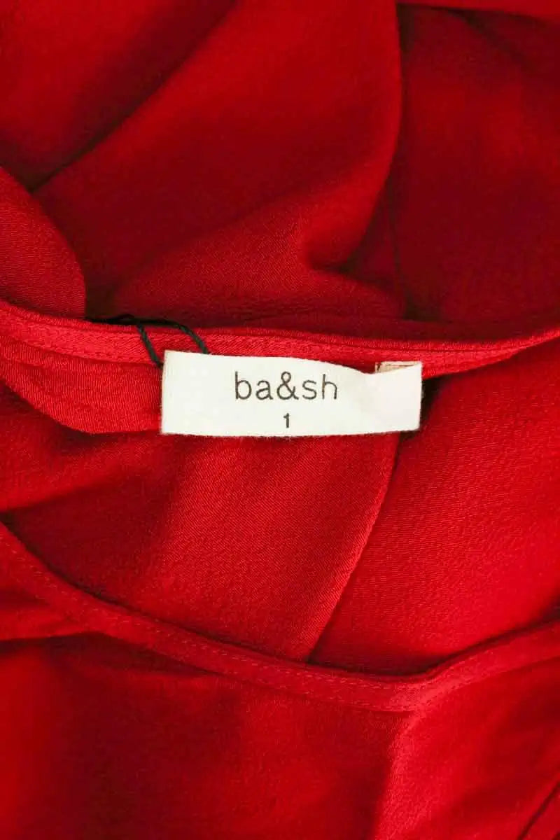 Robe Ba&Sh Rouge en Viscose
