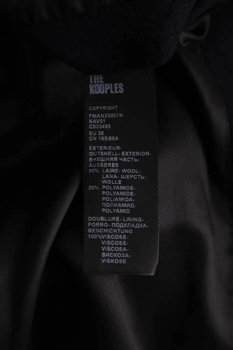 Manteau The Kooples Noir en Laine