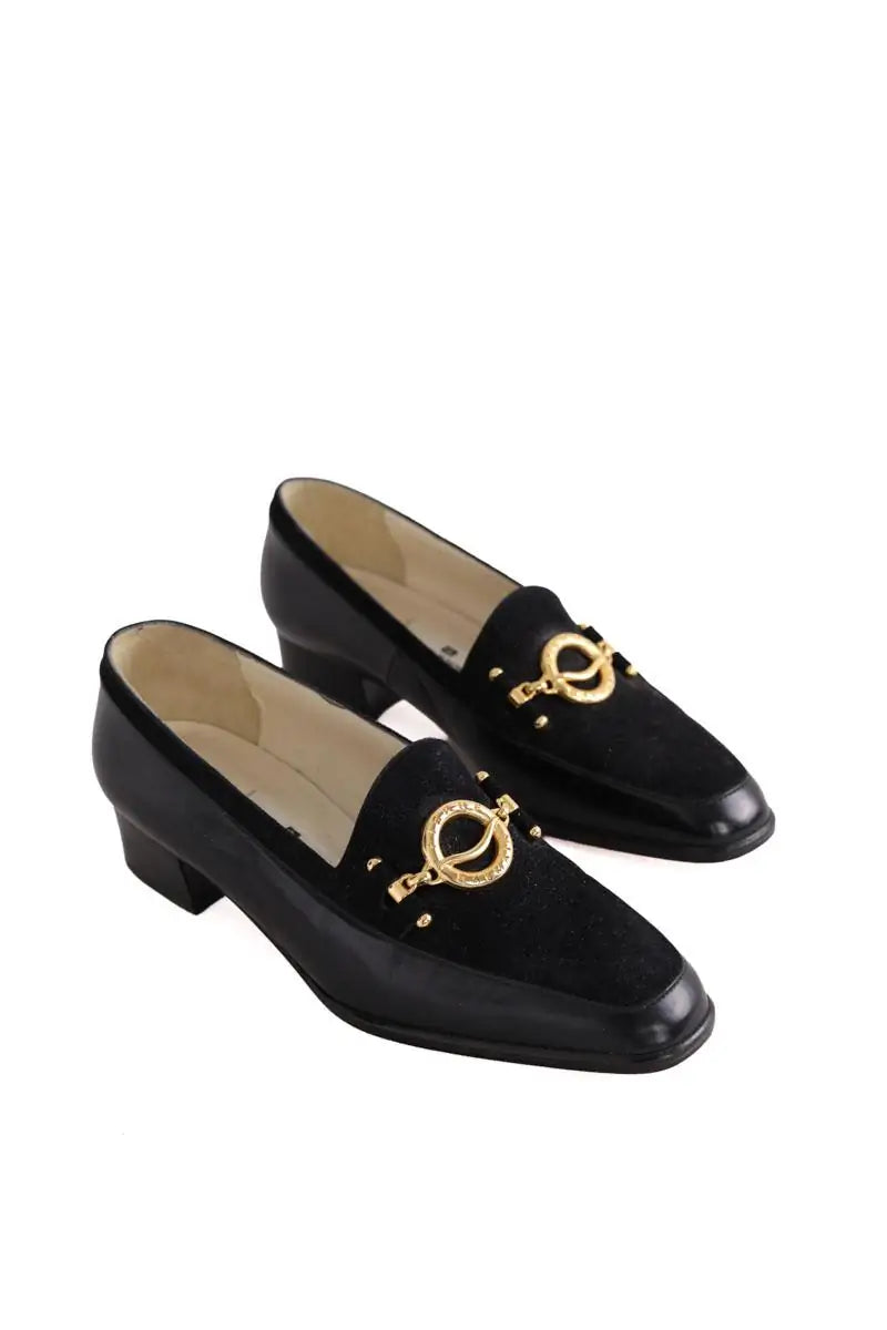 Mocassins Balmain Noir en Daim