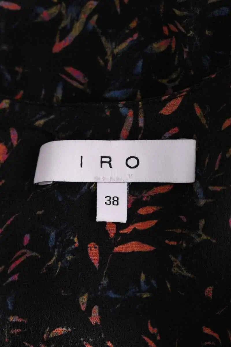Robe Iro Noir en Soie
