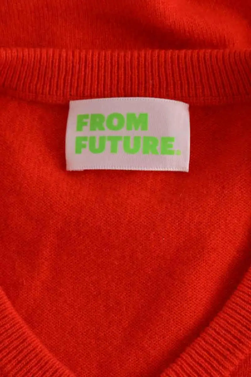 Pull From Future Orange en Cachemire