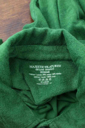 T-shirt Majestic Filatures  Vert