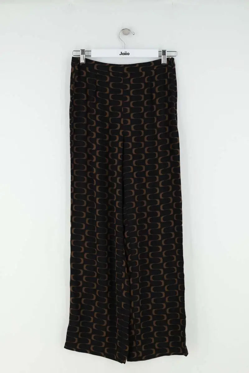 Pantalon large Reformation Noir en Viscose