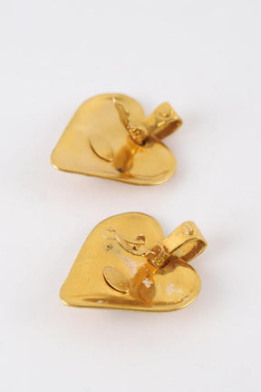 Boucles d'oreilles clips Chanel  Doré