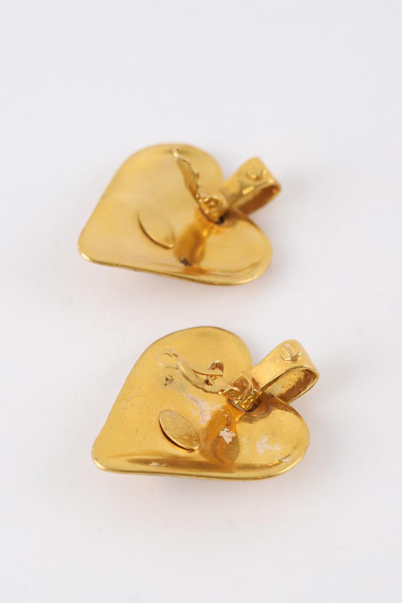 Boucles d'oreilles clips Chanel  Doré