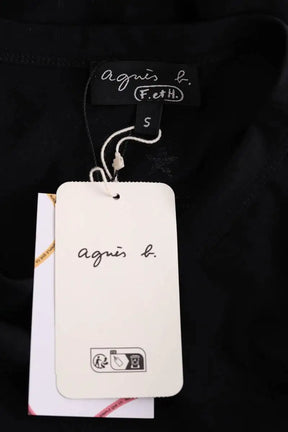 T-shirt Agnès B. Noir en Coton