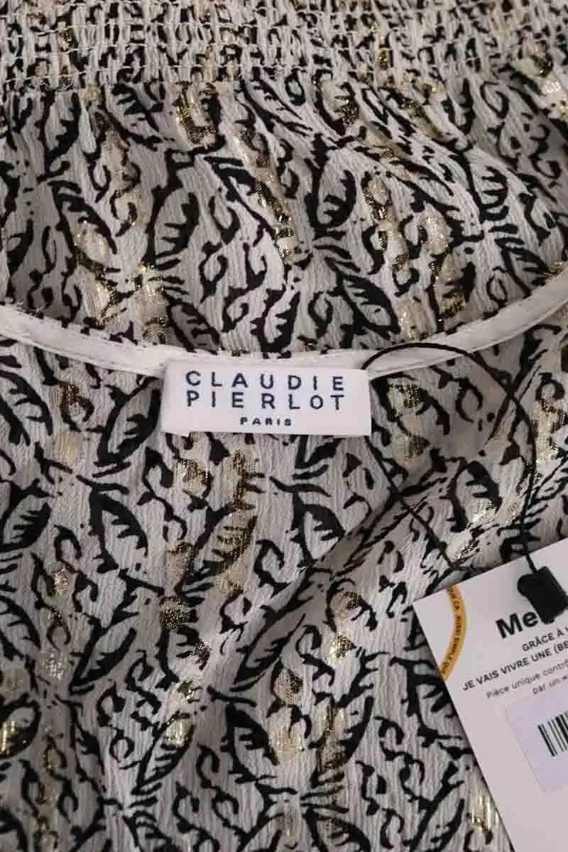 Robe Claudie Pierlot Doré en Viscose