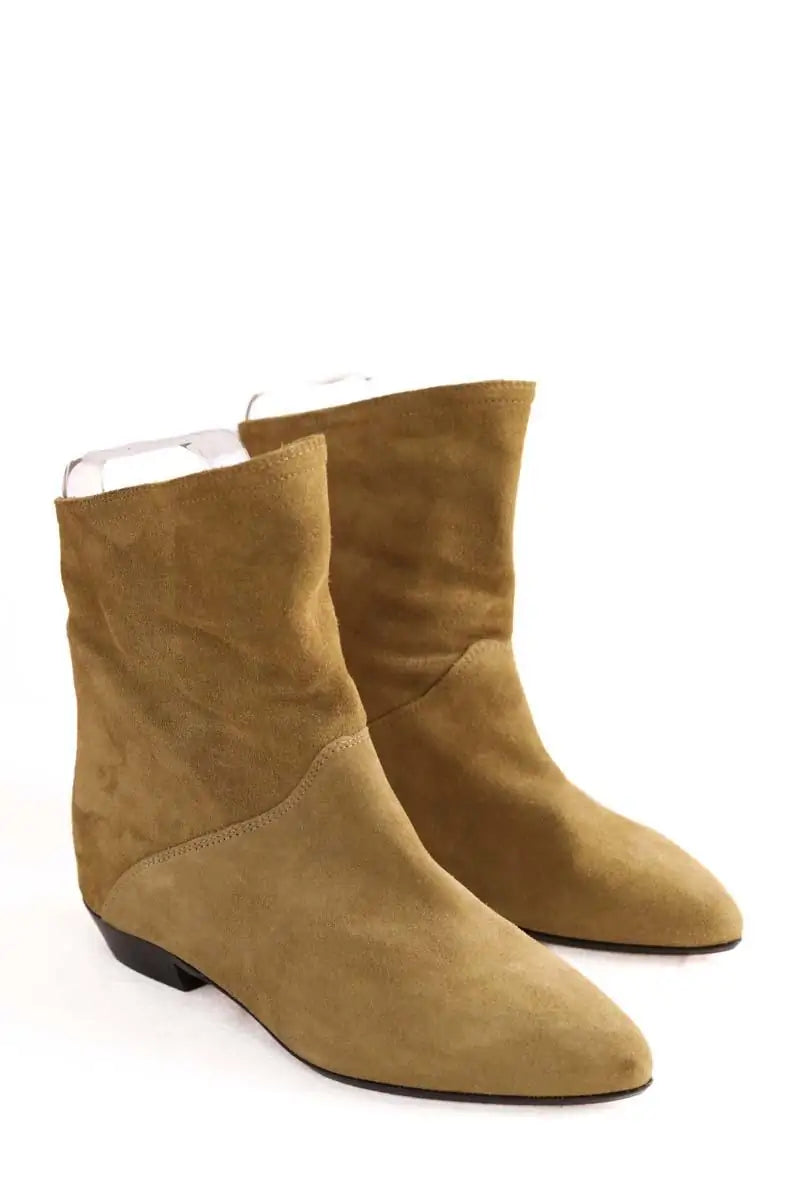 Bottes Isabel Marant Kaki en Cuir