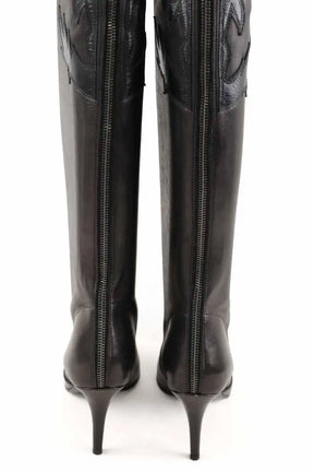 Bottes western Chanel  Noir