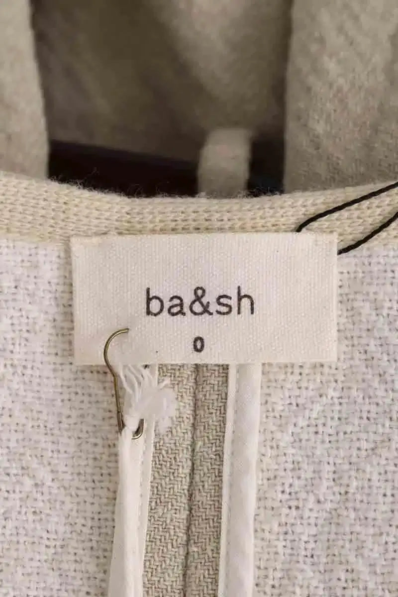 Manteau Ba&Sh Beige en Coton
