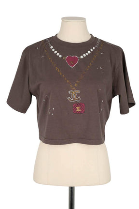 T-shirts Chanel  Gris