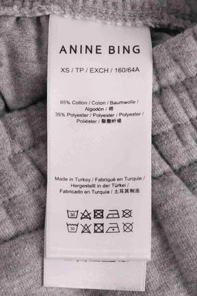 Pantalon de sport Anine Bing Gris en Coton