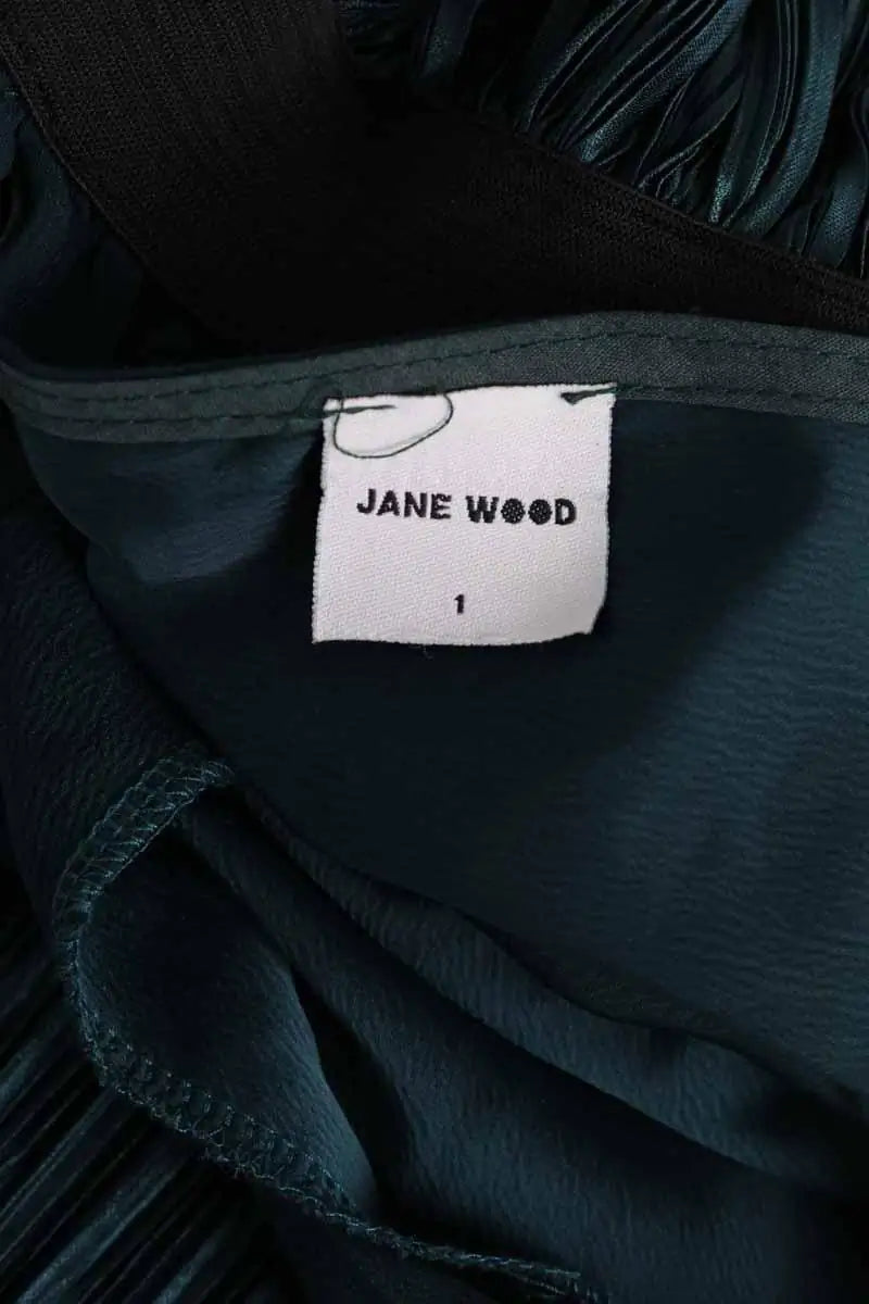 Robe Jane Wood Vert en Synthétique