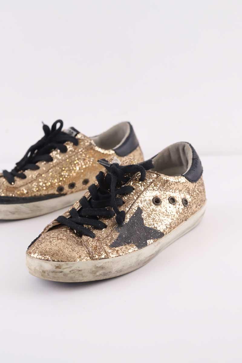 Baskets Golden Goose Superstar Doré