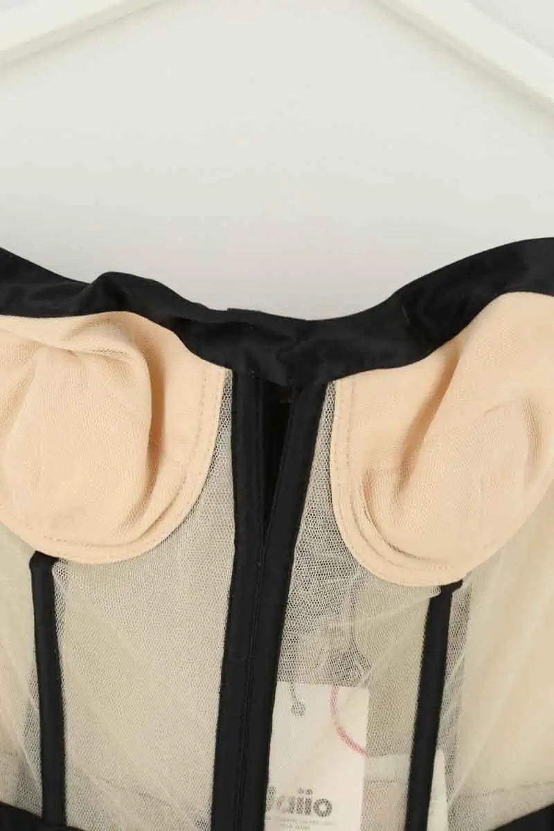 Corset La Perla Beige en Soie