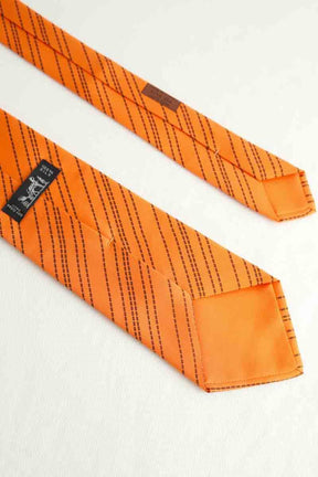 Cravate Hermès  Orange