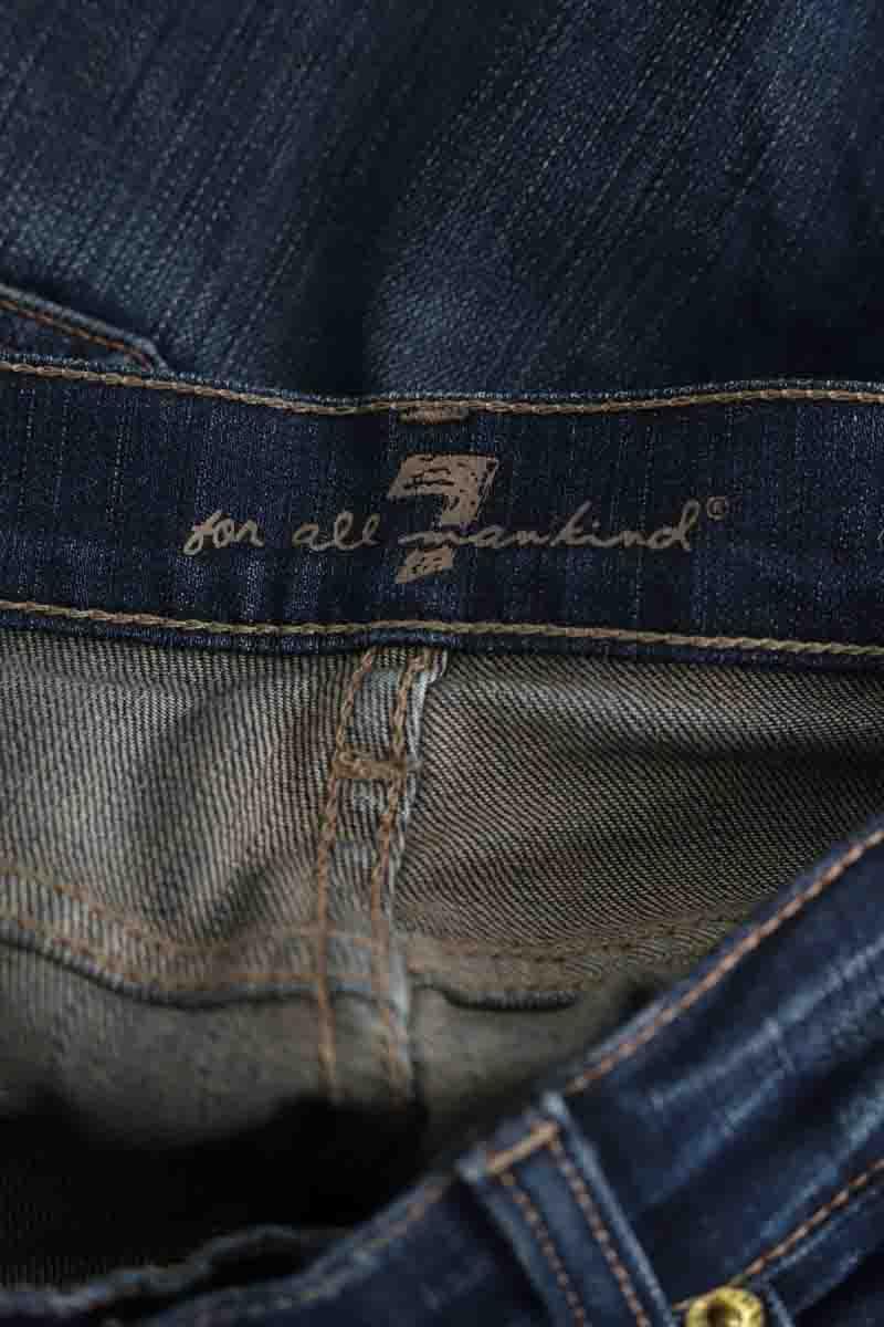 Slim 7 For All Mankind  Bleu