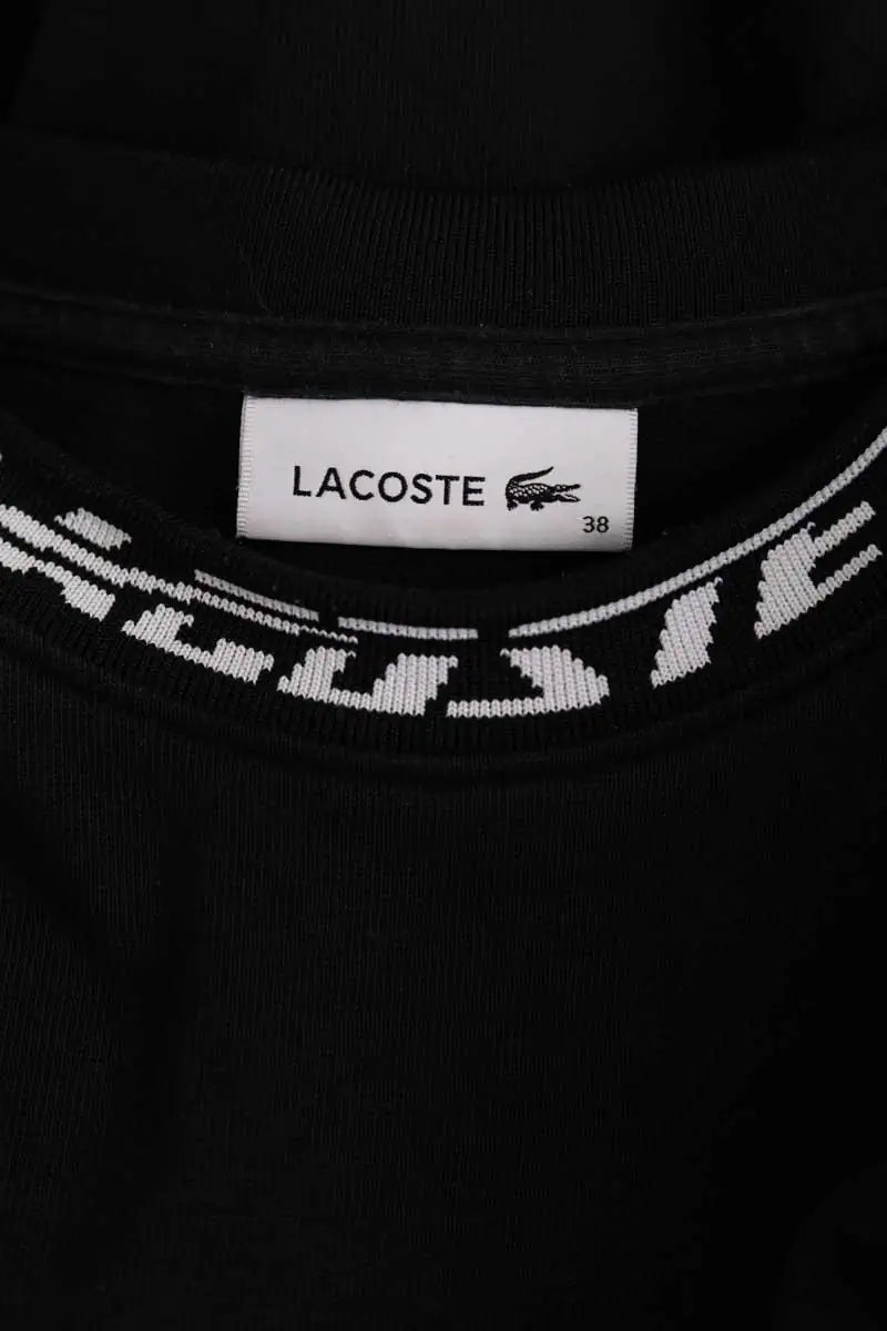 Robe Lacoste Noir en Coton