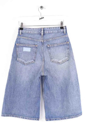 Bermuda Ganni Bleu en Coton