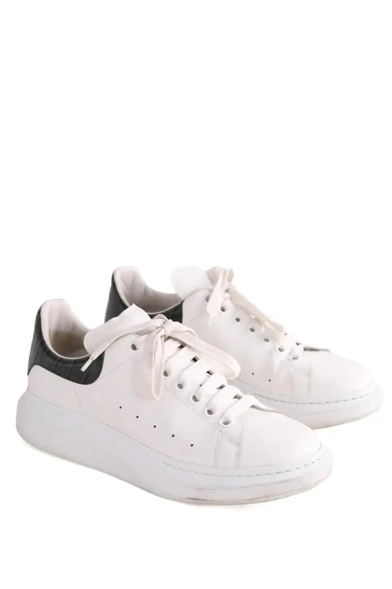 Baskets basses Alexander McQueen Oversize Blanc en Cuir