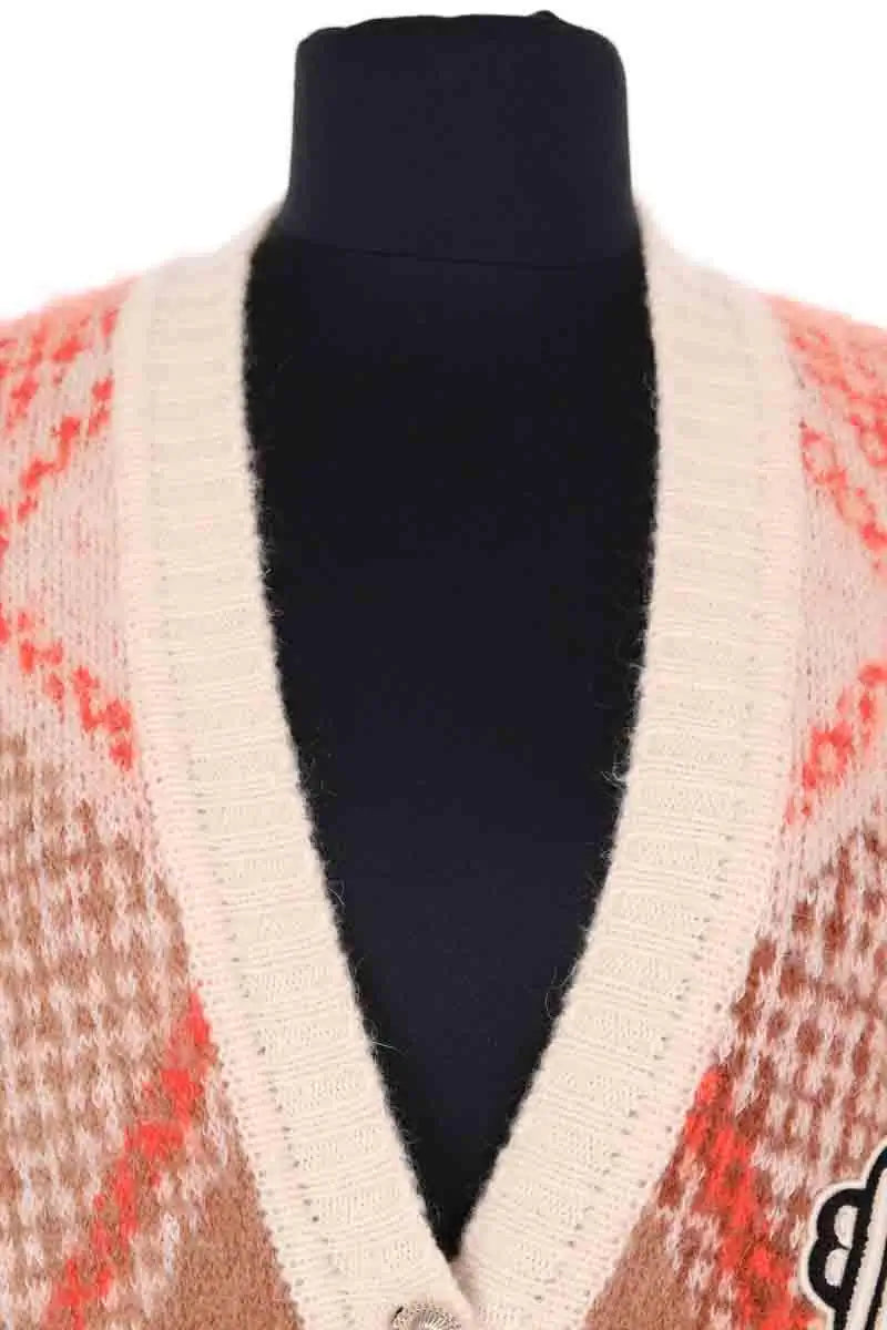 Cardigan Maje Orange en Laine