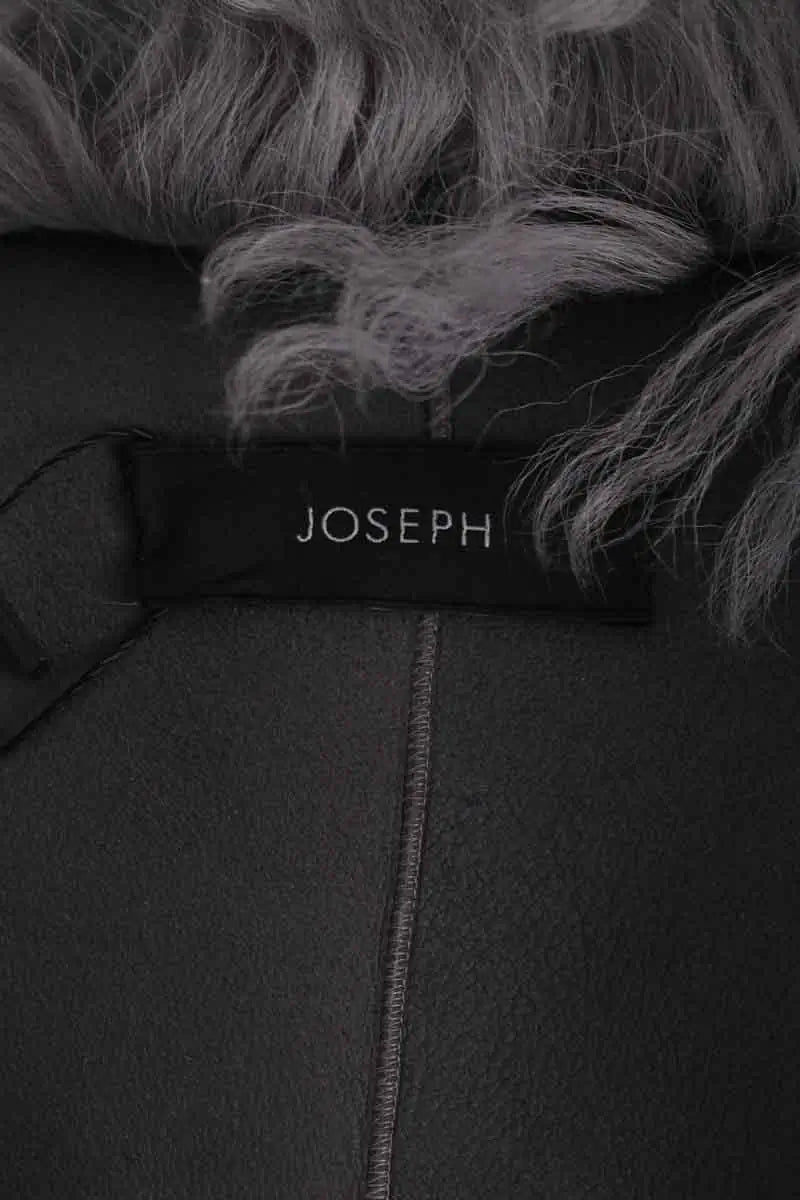 Veste Joseph Gris en Cuir