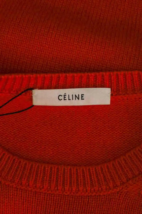 Pull Celine Orange en Cachemire