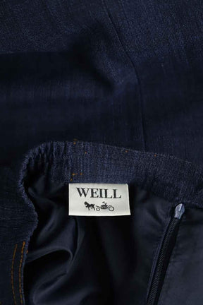 Mi-longueur Weill  Bleu