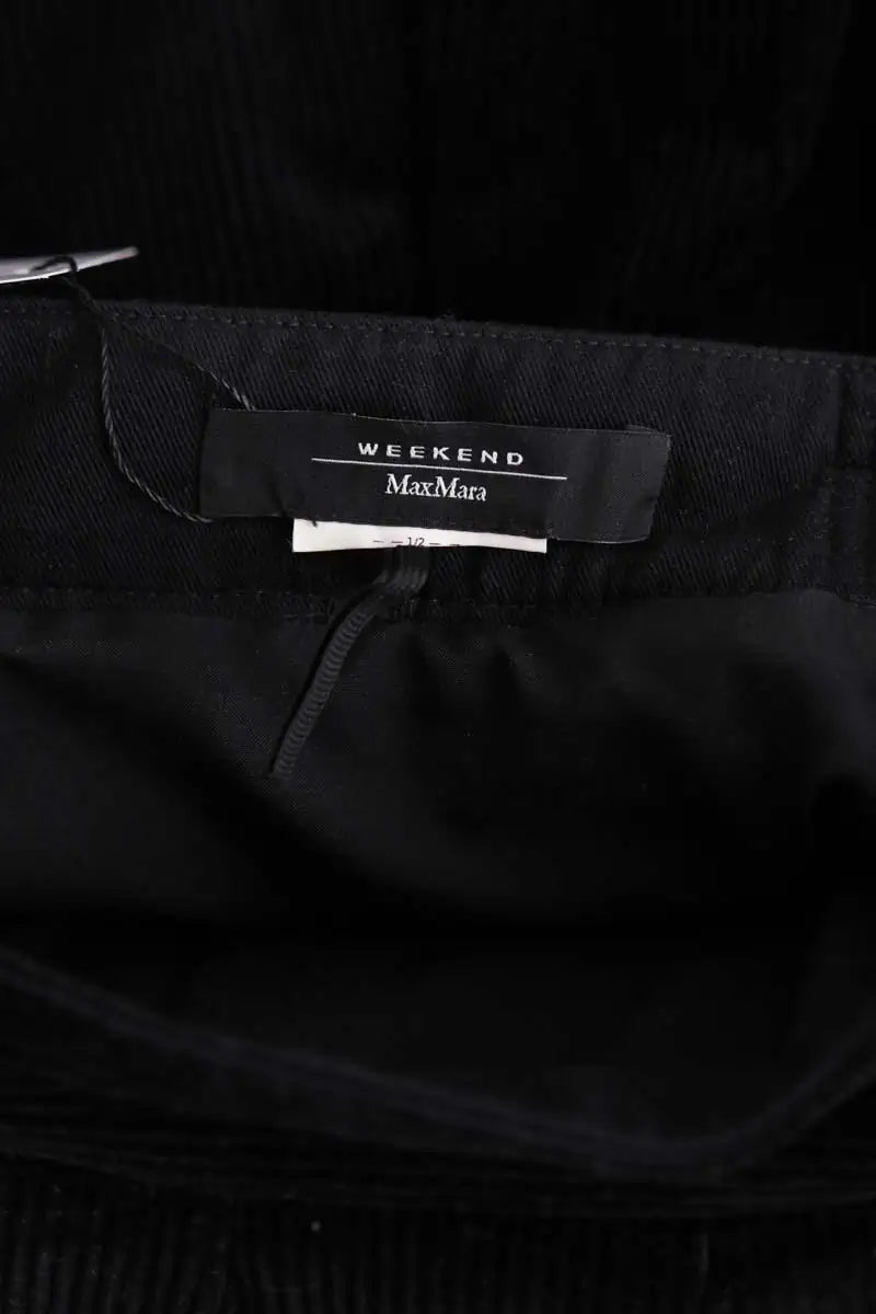Mini jupe Max Mara Noir en Coton