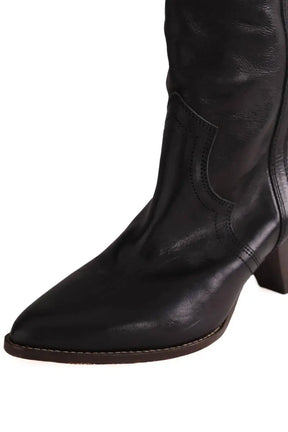 Bottes western Isabel Marant Noir en Cuir
