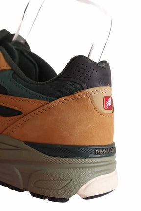 Baskets basses New Balance Camel en Tissu