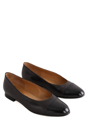 Ballerines Carel Noir en Cuir