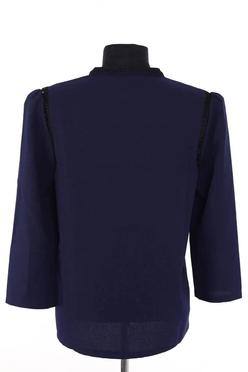 Blouse Maje Marine en Synthétique