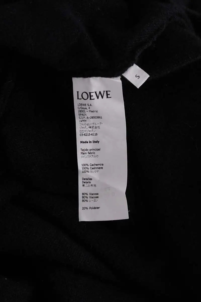 Pull Loewe Noir en Laine