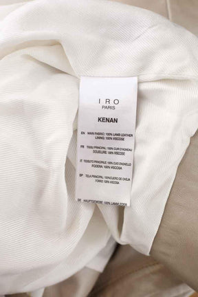 Veste en cuir Iro  Gris