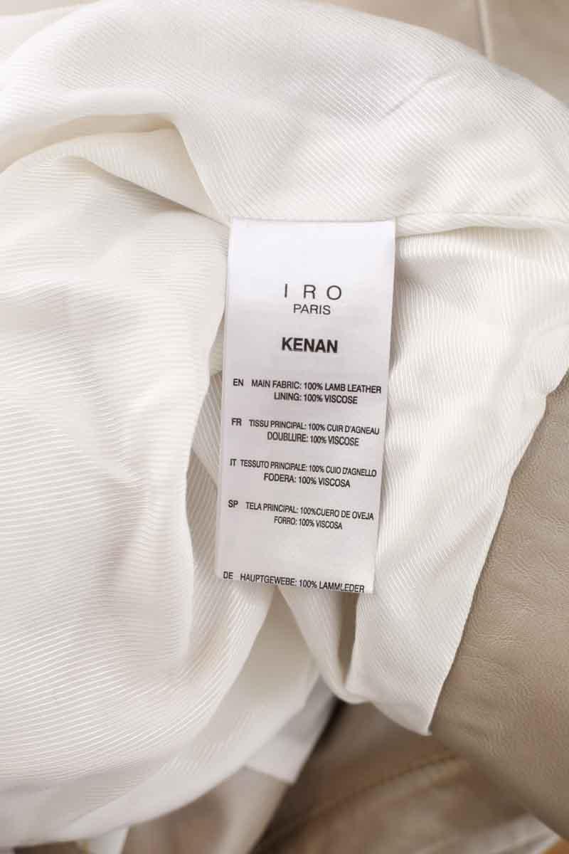 Veste en cuir Iro  Gris