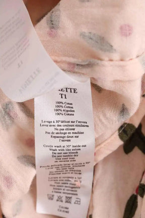 Chemise Des Petits Hauts Beige en Coton